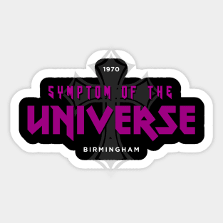 Symptom Of The Universe Sticker